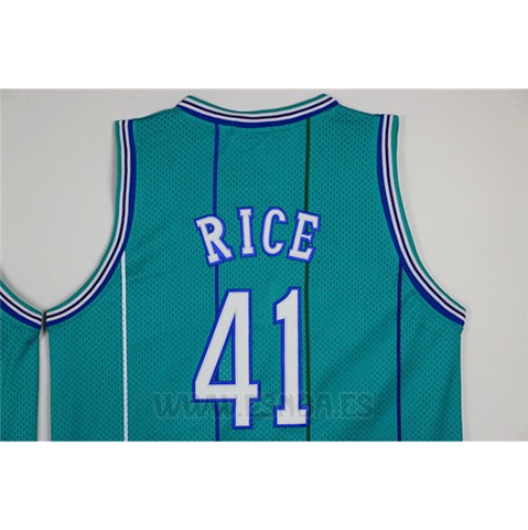 Camiseta Charlotte Hornets Glen Rice #44 Retro Verde